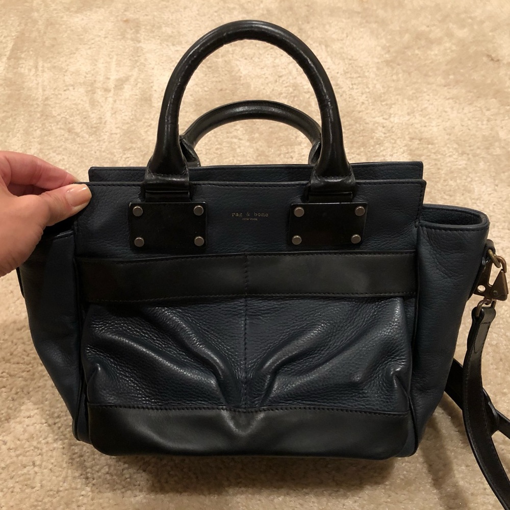Rag & Bone small Pilot bag with dust bag.